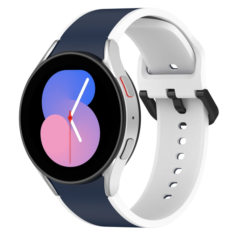 For Samsung Galaxy Watch5 40mm / 44mm Two-color Silicone Watch Band