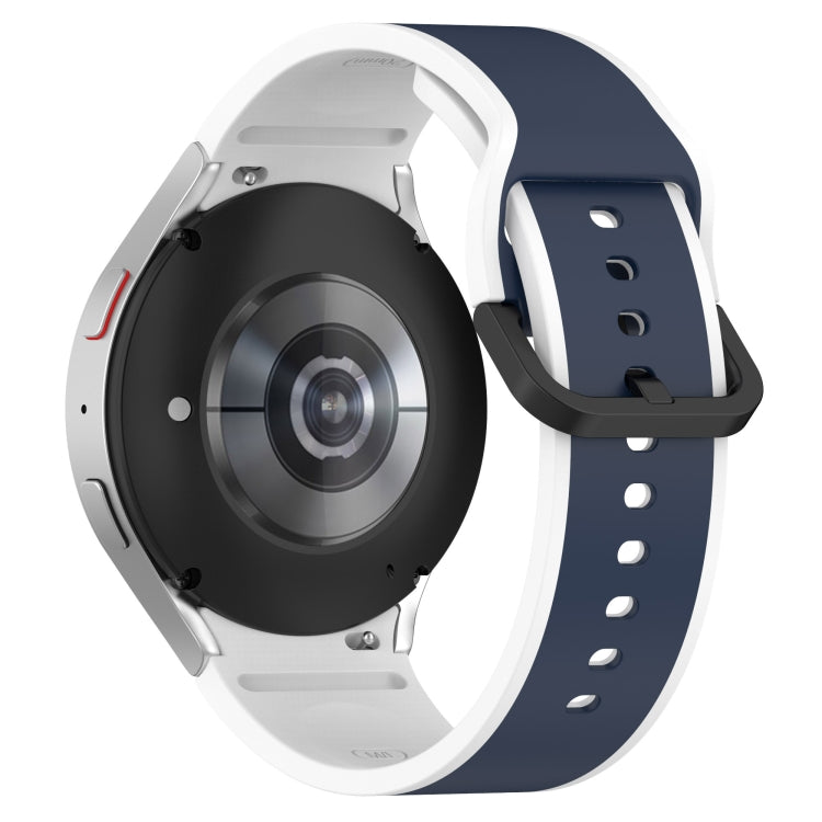 For Samsung Galaxy Watch5 40mm / 44mm Two-color Silicone Watch Band