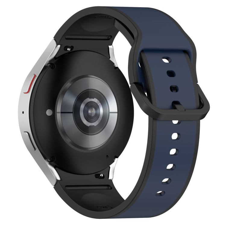 For Samsung Galaxy Watch5 40mm / 44mm Two-color Silicone Watch Band