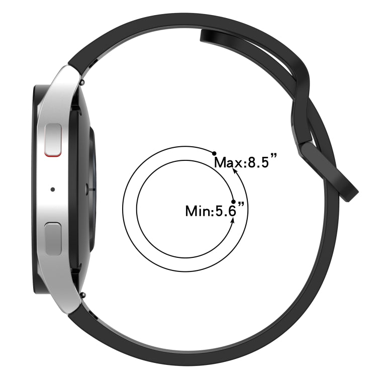 For Samsung Galaxy Watch5 40mm / 44mm Two-color Silicone Watch Band