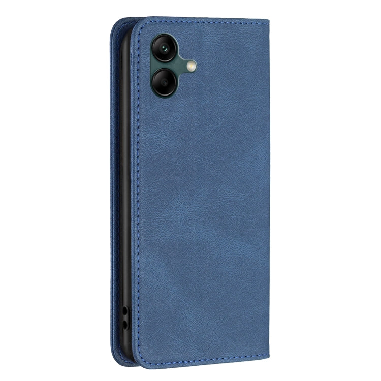 For Samsung Galaxy A04 4G Magnetic RFID Blocking Anti-Theft Leather Phone Case