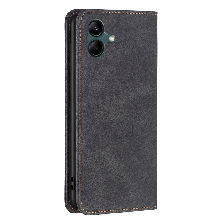 For Samsung Galaxy A04 4G Magnetic RFID Blocking Anti-Theft Leather Phone Case