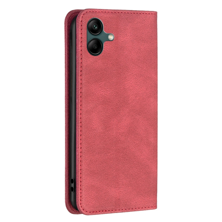 For Samsung Galaxy A04 4G Magnetic RFID Blocking Anti-Theft Leather Phone Case