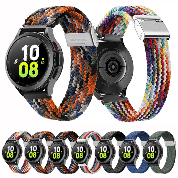 For Samsung Watch DUX DUCIS 20mm Braided Nylon Elastic Watch Band