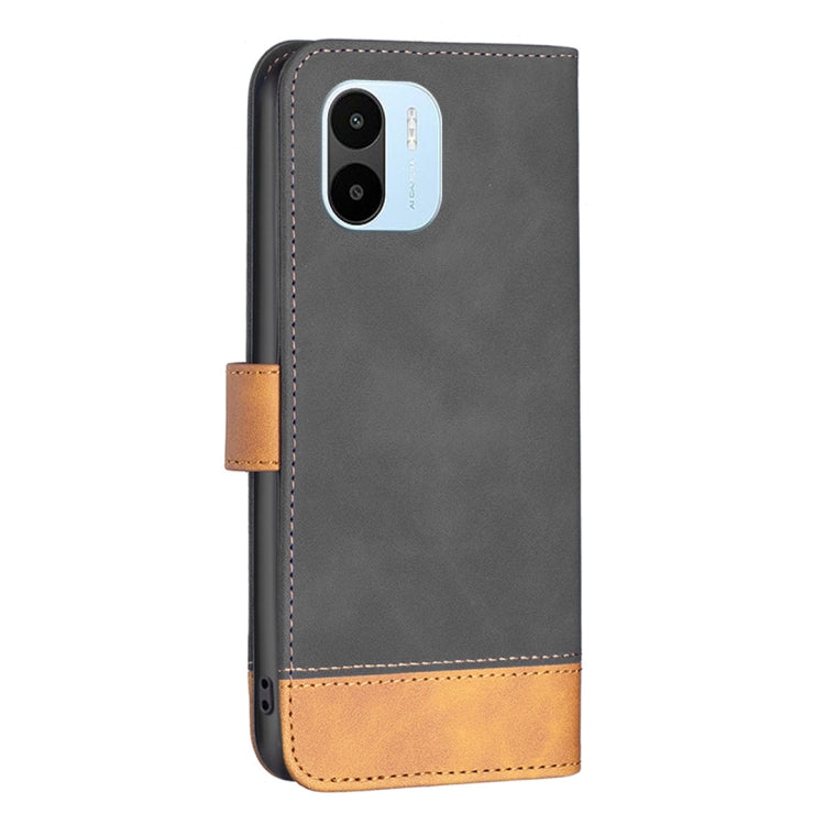 For Xiaomi Redmi A1/A1+ BF11 Color Matching Skin Feel Leather Phone Case