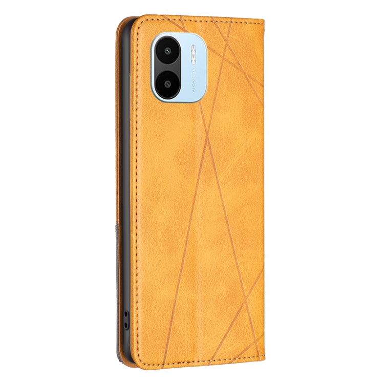 For Xiaomi Redmi A1/Redmi A1+ Prismatic Invisible Magnetic Leather Phone Case