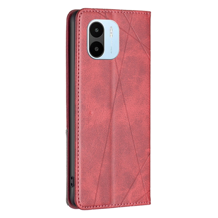 For Xiaomi Redmi A1/Redmi A1+ Prismatic Invisible Magnetic Leather Phone Case