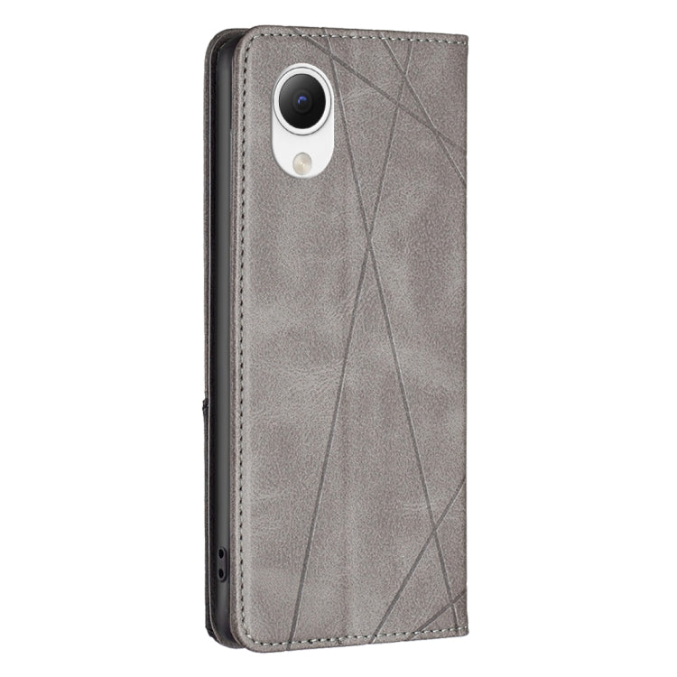 For Samsung Galaxy A23e 5G Prismatic Invisible Magnetic Leather Phone Case