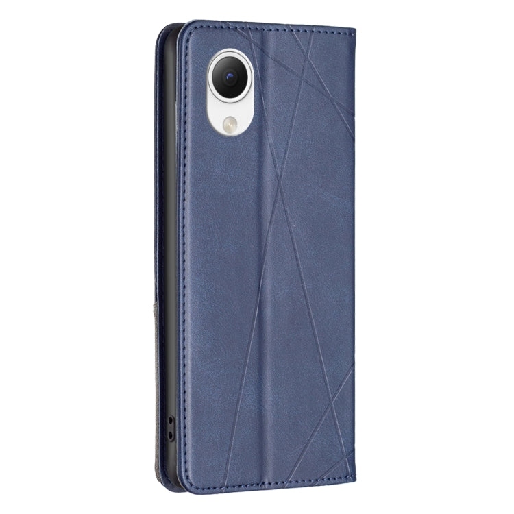 For Samsung Galaxy A23e 5G Prismatic Invisible Magnetic Leather Phone Case
