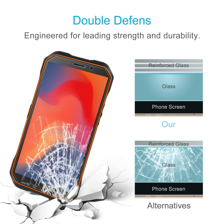For DOOGEE S51 10pcs 0.26mm 9H 2.5D Tempered Glass Film