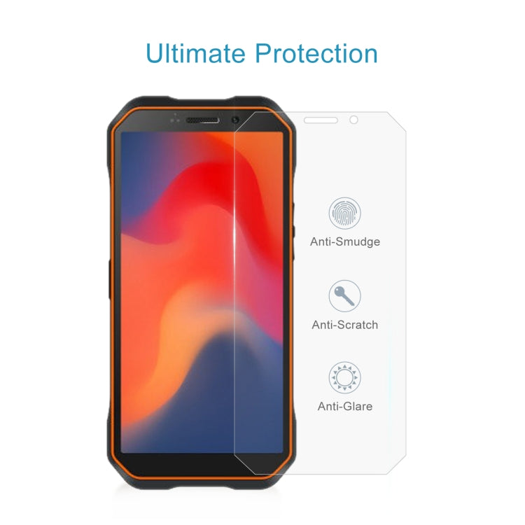 For DOOGEE S51 50pcs 0.26mm 9H 2.5D Tempered Glass Film