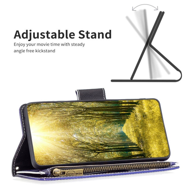 For Samsung Galaxy A23e 5G Colored Drawing Pattern Zipper Phone Leather Case