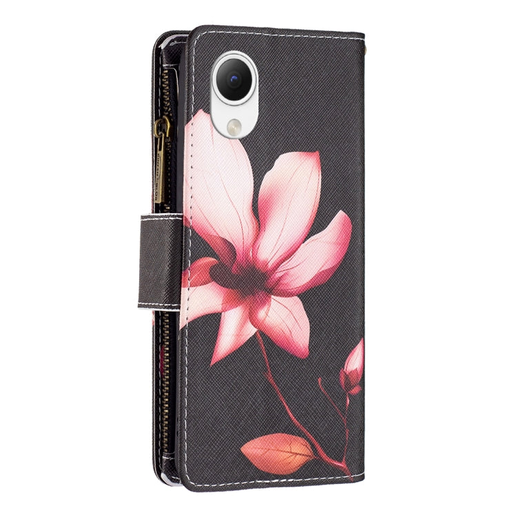 For Samsung Galaxy A23e 5G Colored Drawing Pattern Zipper Phone Leather Case