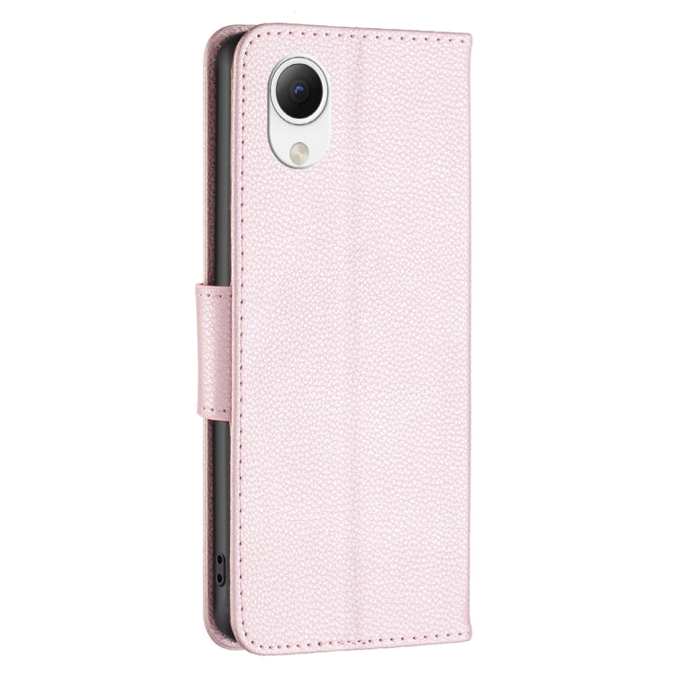 For Samsung Galaxy A23e 5G Litchi Texture Pure Color Leather Phone Case
