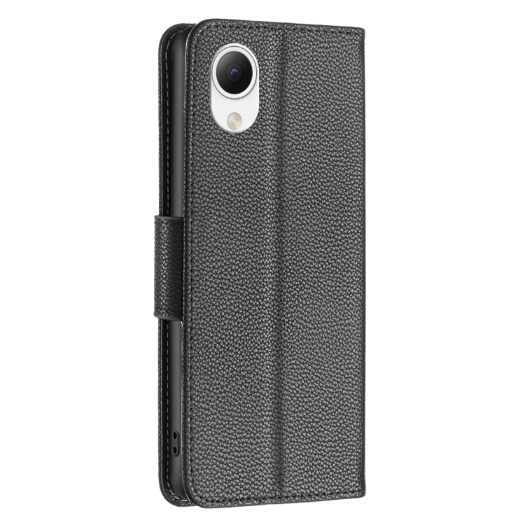 For Samsung Galaxy A23e 5G Litchi Texture Pure Color Leather Phone Case
