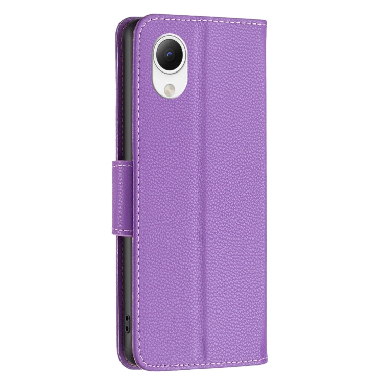 For Samsung Galaxy A23e 5G Litchi Texture Pure Color Leather Phone Case
