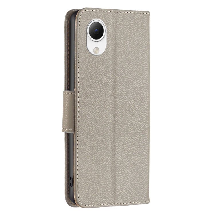 For Samsung Galaxy A23e 5G Litchi Texture Pure Color Leather Phone Case