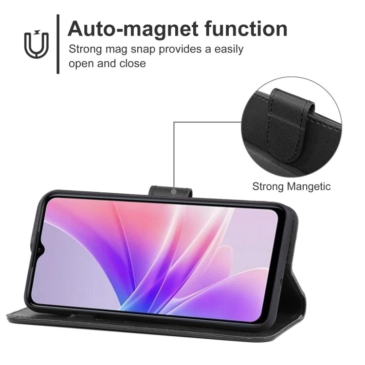 For OPPO A77s Leather Phone Case