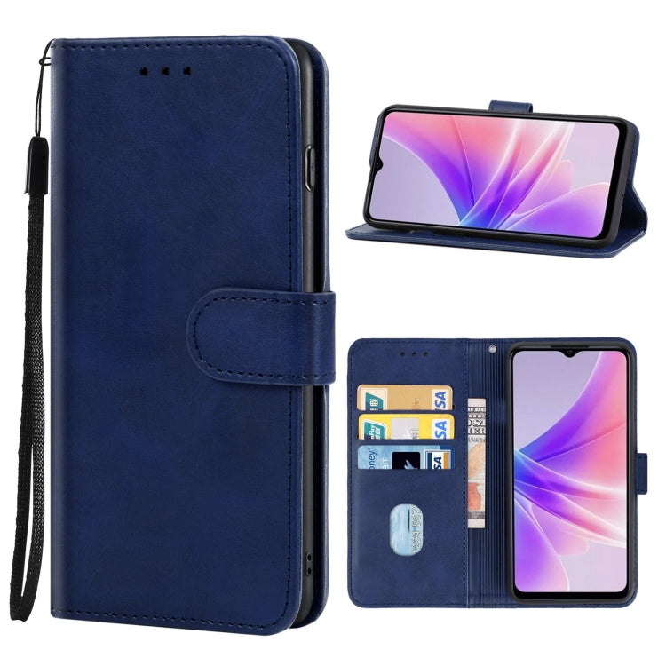 For OPPO A77s Leather Phone Case