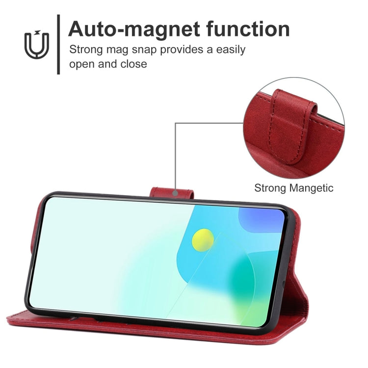 For ZTE Axon 30S Leather Phone Case