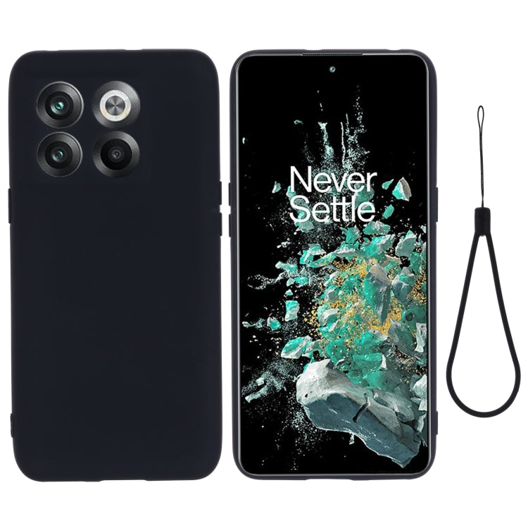 For OnePlus 10T 5G / ACE Pro Pure Color Liquid Silicone Shockproof Phone Case