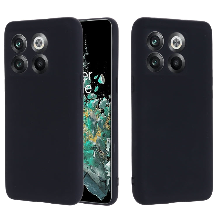 For OnePlus 10T 5G / ACE Pro Pure Color Liquid Silicone Shockproof Phone Case