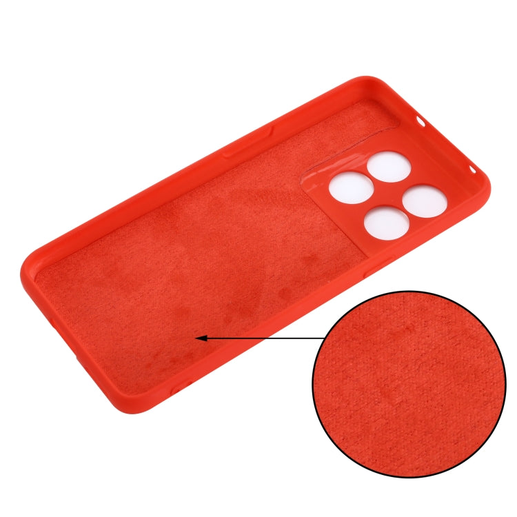 For OnePlus 10T 5G / ACE Pro Pure Color Liquid Silicone Shockproof Phone Case