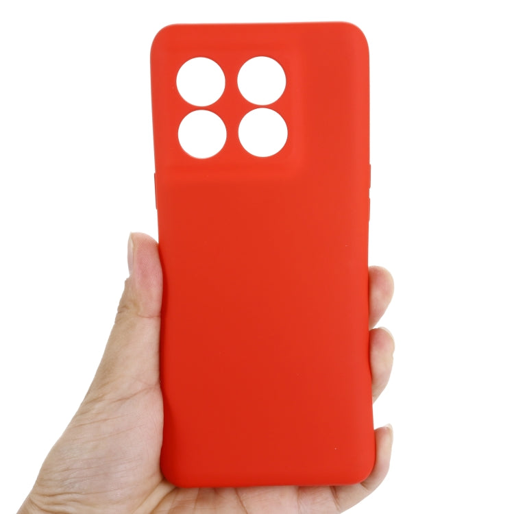 For OnePlus 10T 5G / ACE Pro Pure Color Liquid Silicone Shockproof Phone Case
