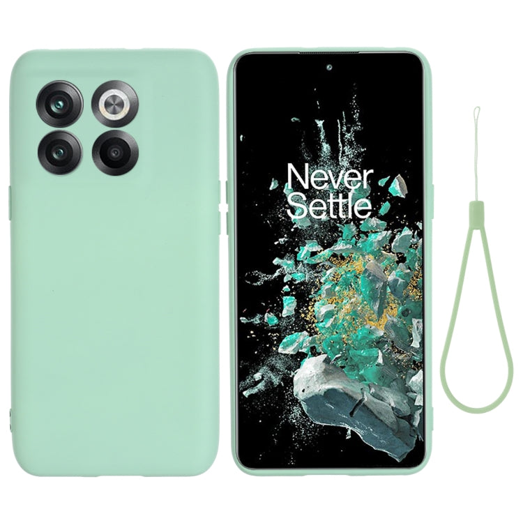 For OnePlus 10T 5G / ACE Pro Pure Color Liquid Silicone Shockproof Phone Case