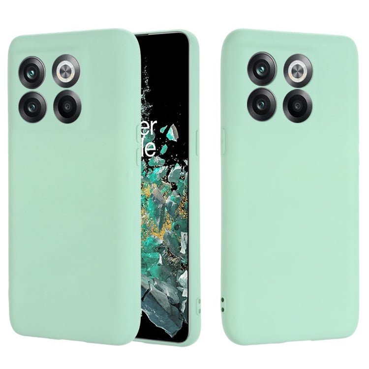 For OnePlus 10T 5G / ACE Pro Pure Color Liquid Silicone Shockproof Phone Case