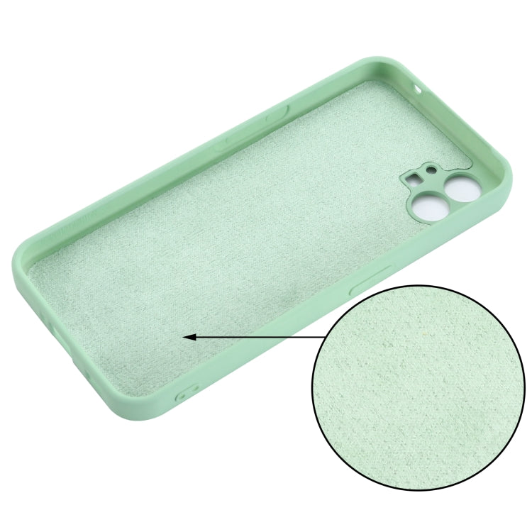For Nothing Phone 1 Pure Color Liquid Silicone Shockproof Phone Case