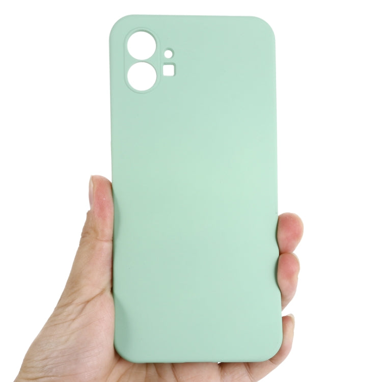 For Nothing Phone 1 Pure Color Liquid Silicone Shockproof Phone Case