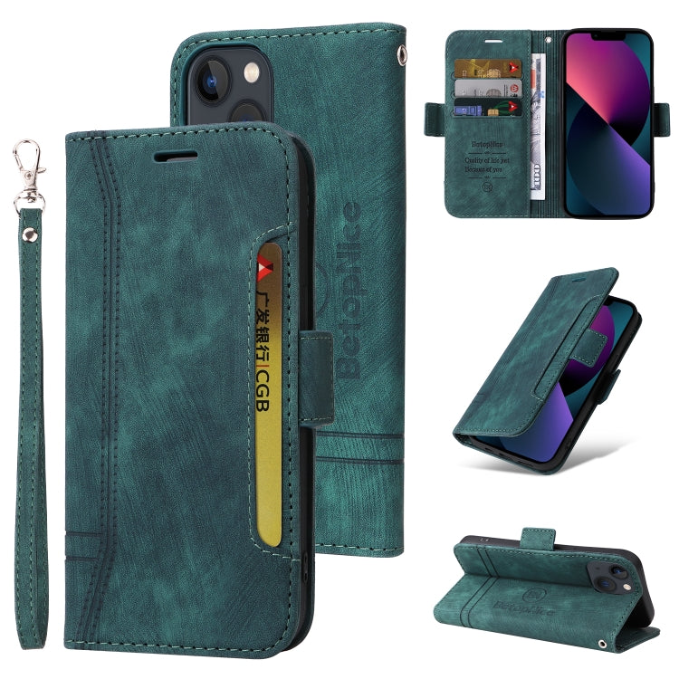 For iPhone 14 BETOPNICE Dual-side Buckle Leather Phone Case