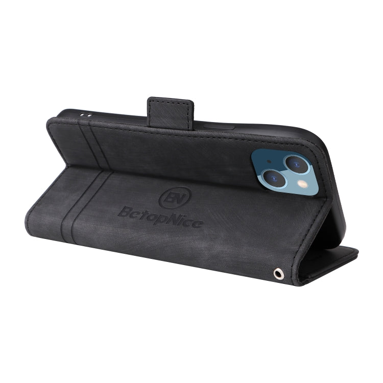 For iPhone 14 Plus BETOPNICE Dual-side Buckle Leather Phone Case
