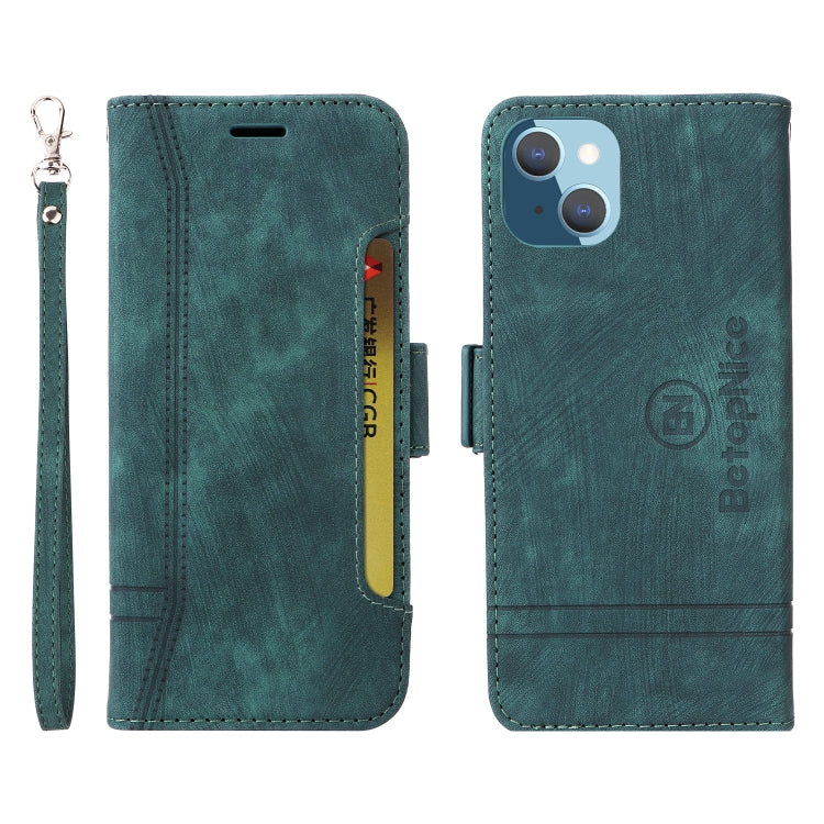 For iPhone 14 Plus BETOPNICE Dual-side Buckle Leather Phone Case