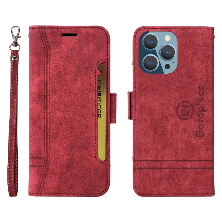 For iPhone 14 Pro Max BETOPNICE Dual-side Buckle Leather Phone Case