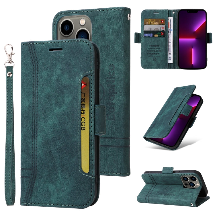 For iPhone 13 Pro BETOPNICE Dual-side Buckle Leather Phone Case