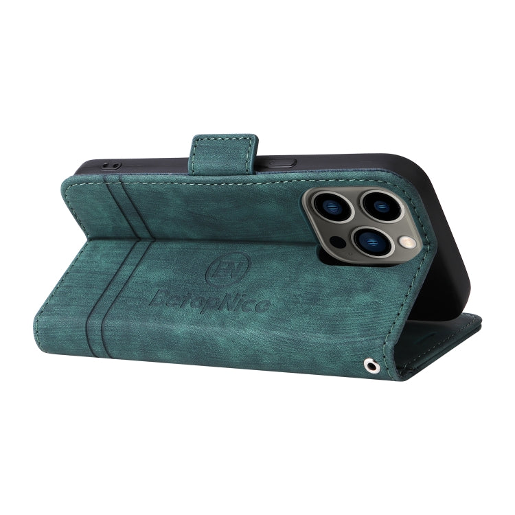 For iPhone 13 Pro BETOPNICE Dual-side Buckle Leather Phone Case