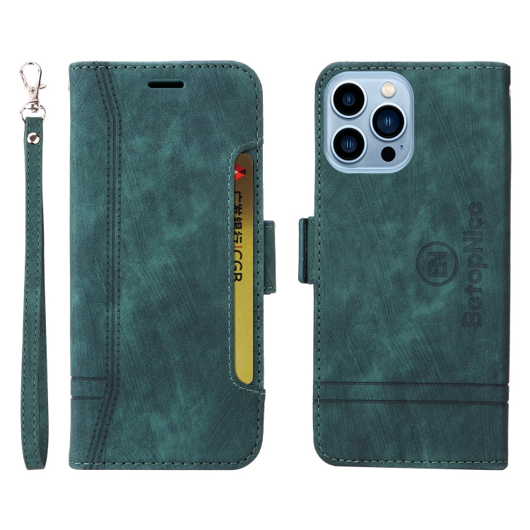 For iPhone 13 Pro Max BETOPNICE Dual-side Buckle Leather Phone Case