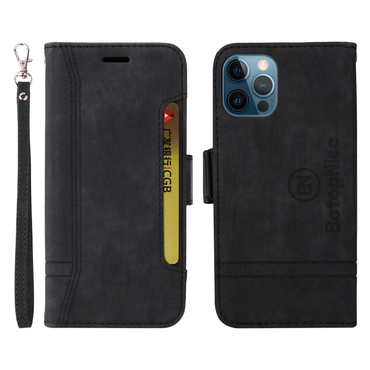 For iPhone 12 mini BETOPNICE Dual-side Buckle Leather Phone Case