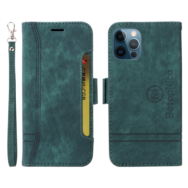 For iPhone 12 mini BETOPNICE Dual-side Buckle Leather Phone Case