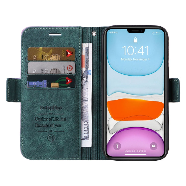 For iPhone 11 BETOPNICE Dual-side Buckle Leather Phone Case