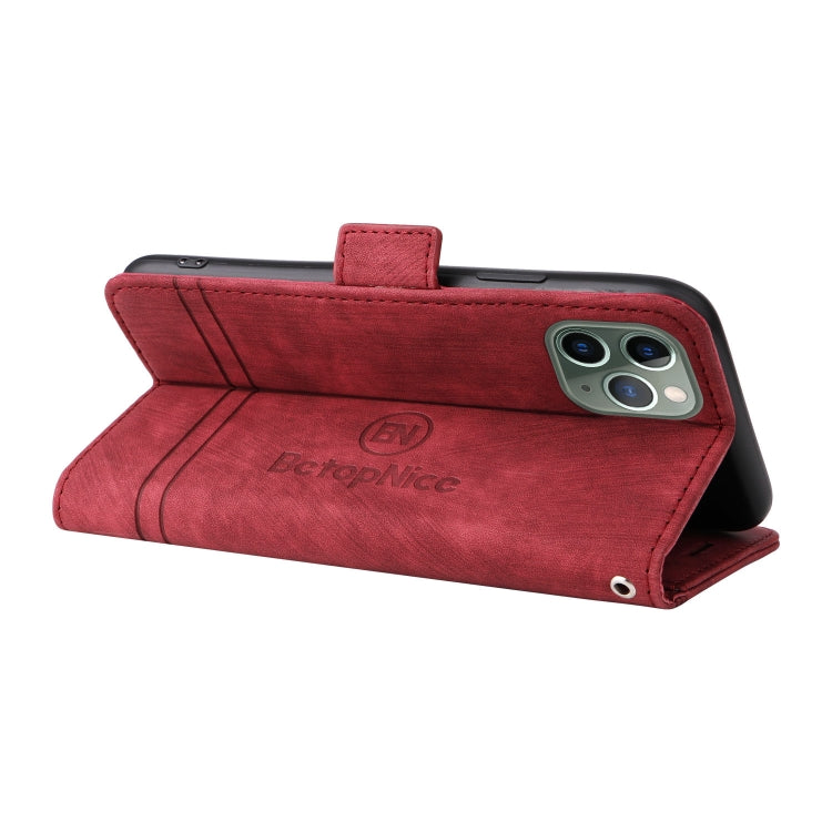 For iPhone 11 Pro BETOPNICE Dual-side Buckle Leather Phone Case