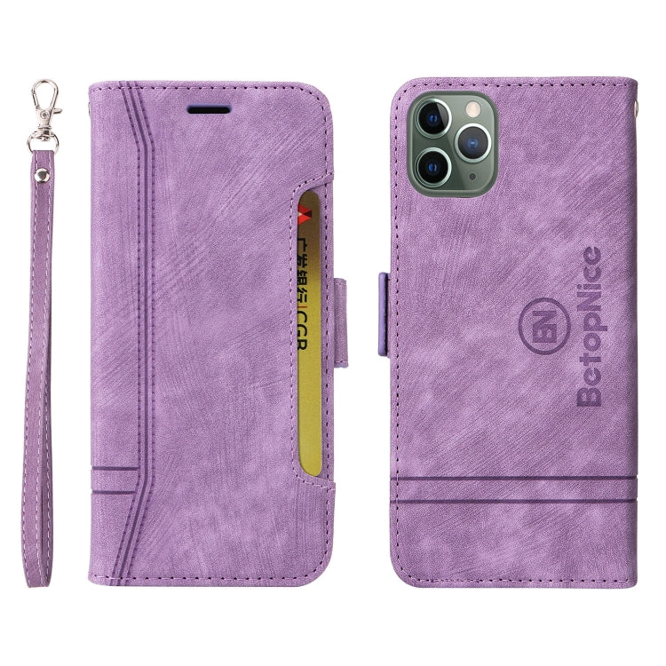 For iPhone 11 Pro BETOPNICE Dual-side Buckle Leather Phone Case