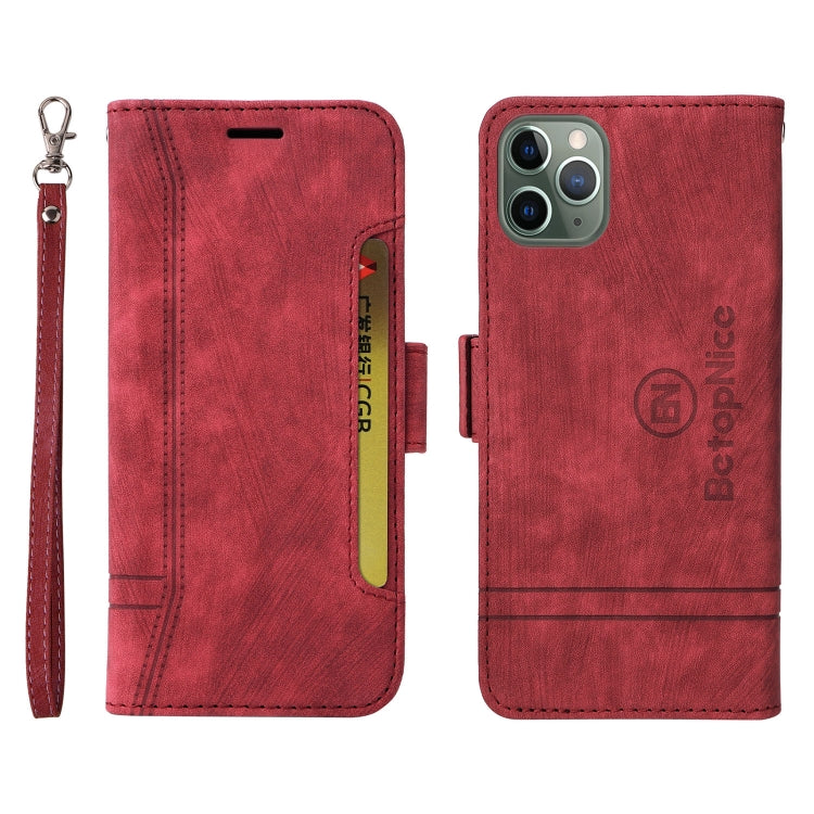 For iPhone 11 Pro Max BETOPNICE Dual-side Buckle Leather Phone Case