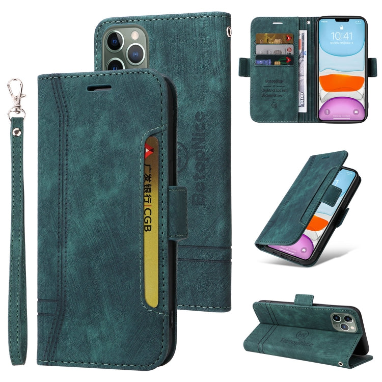 For iPhone 11 Pro Max BETOPNICE Dual-side Buckle Leather Phone Case
