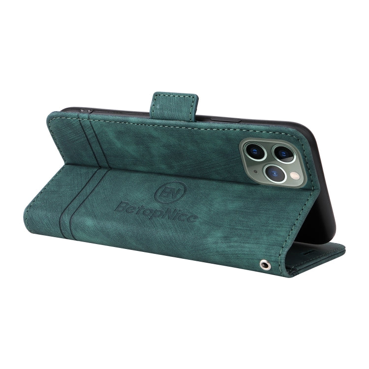 For iPhone 11 Pro Max BETOPNICE Dual-side Buckle Leather Phone Case