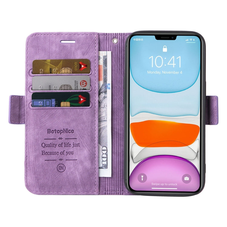 For iPhone 11 Pro Max BETOPNICE Dual-side Buckle Leather Phone Case