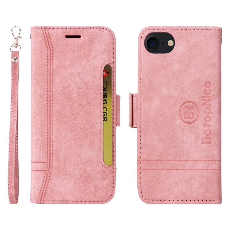 For iPhone SE 2022 / SE 2020 / 7 / 8 BETOPNICE Dual-side Buckle Leather Phone Case