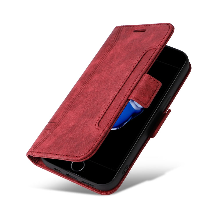 For iPhone SE 2022 / SE 2020 / 7 / 8 BETOPNICE Dual-side Buckle Leather Phone Case